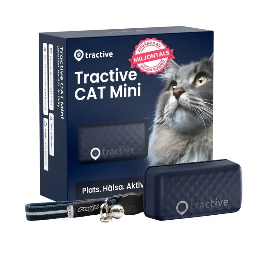 Tractive Mini GPS till Katt