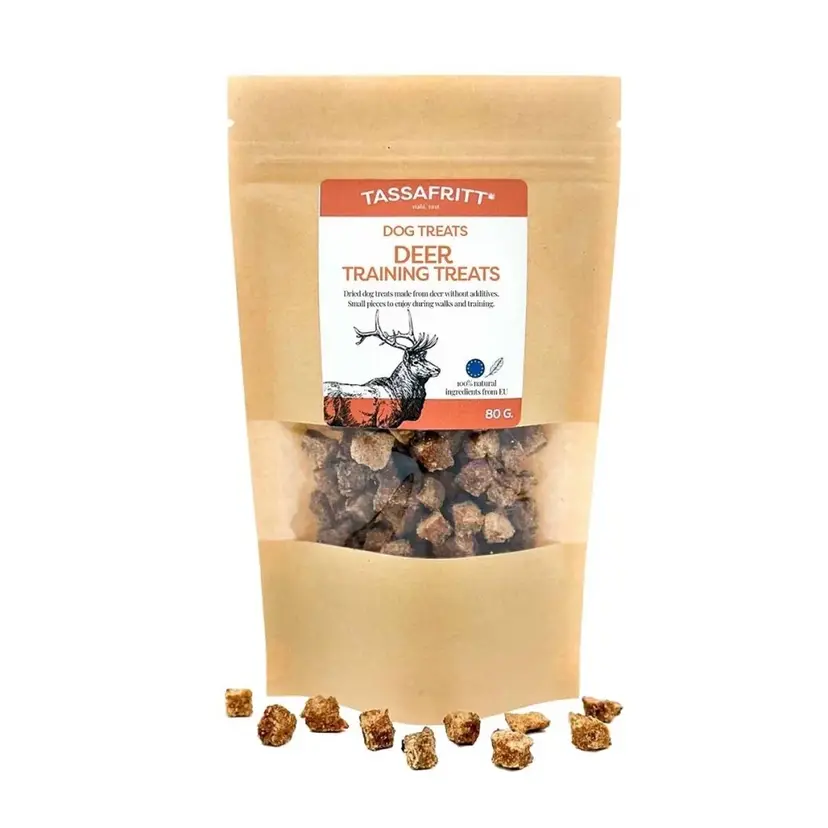 TassaFritt Träningsgodis Hjort 80 g